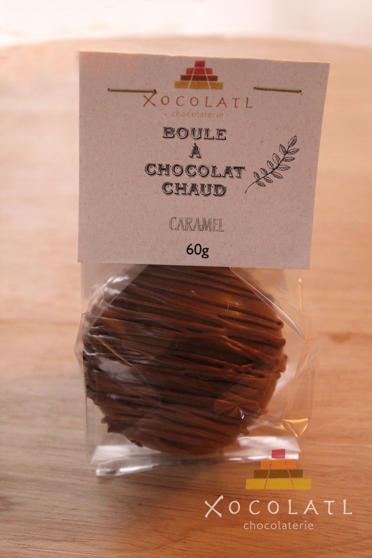 Chokoa /boite de 2 (boule de chocolat chaud) La gourmande Caramel